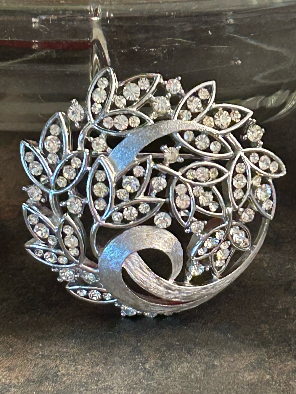 Vintage Trifari Silver Tone Brooch